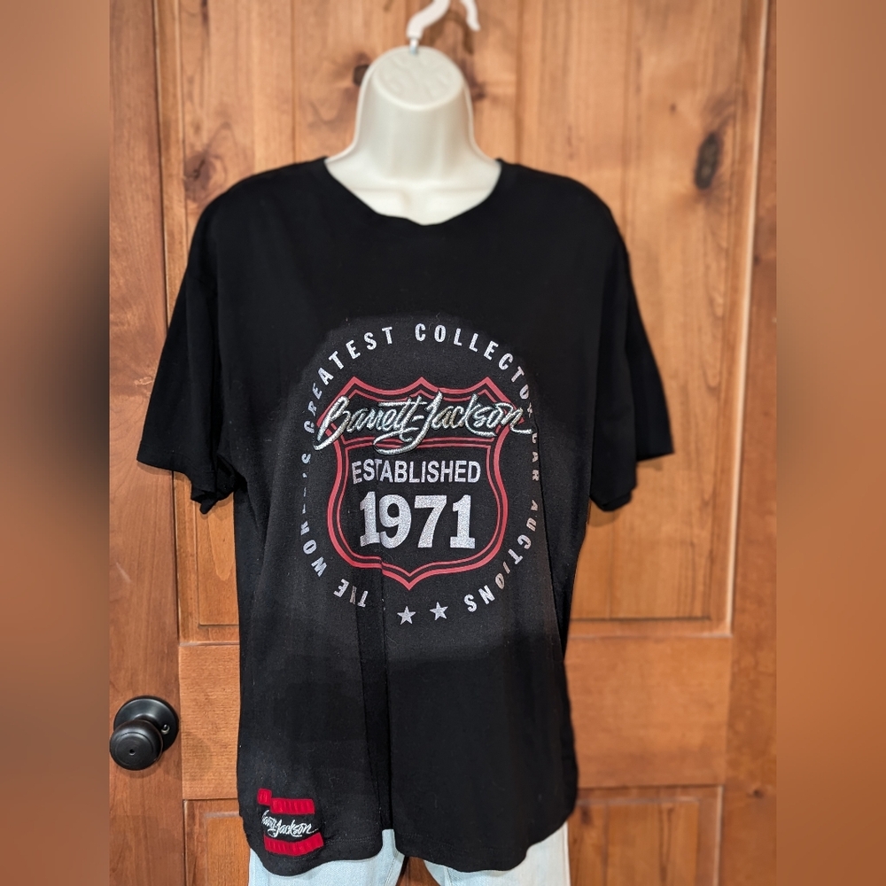 Barrett Jackson Black Graphic Lm Women's Tee